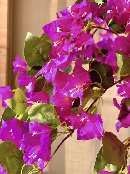 Artificial Purple Bougainvillea Plant - 3 Feet