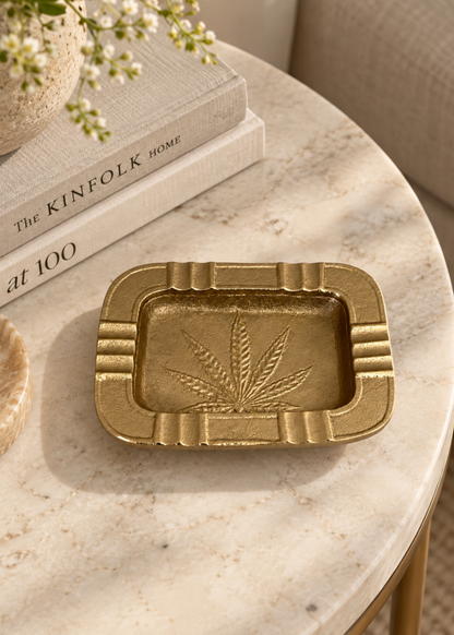 Astor Gold Leaf Ashtray