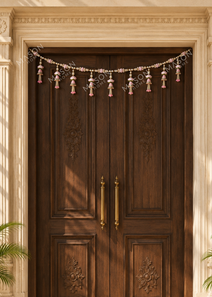 Festive Blush Bloom Toran