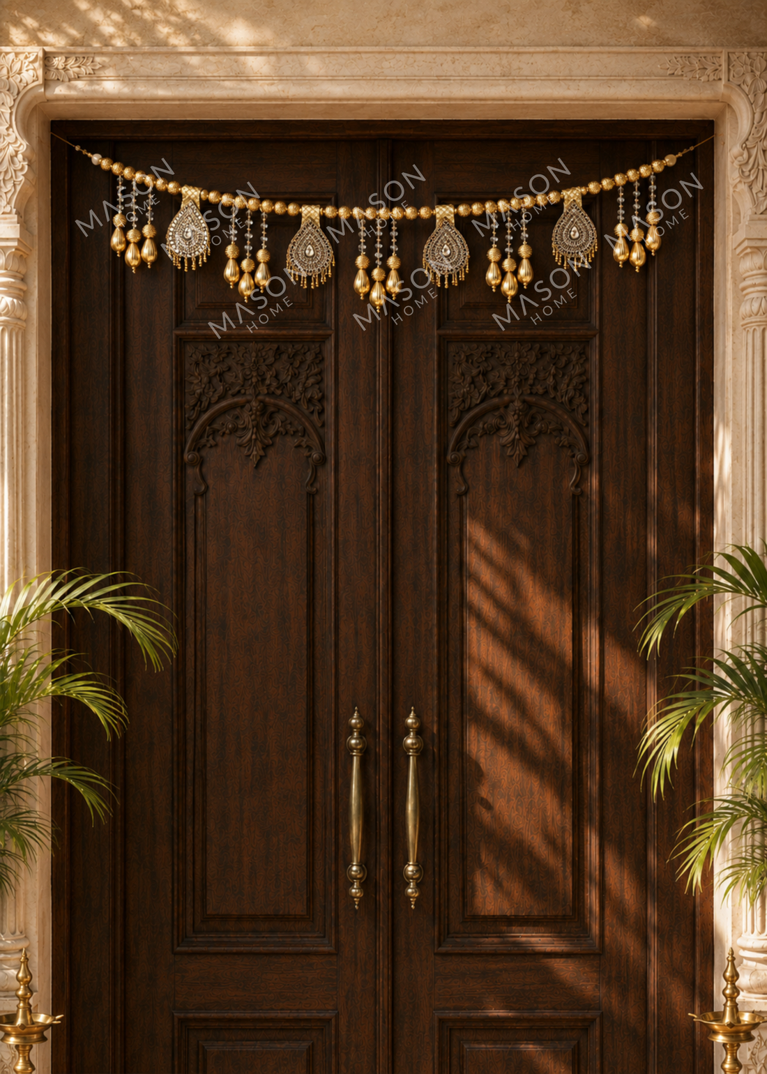 Festive Gold Kundan Toran