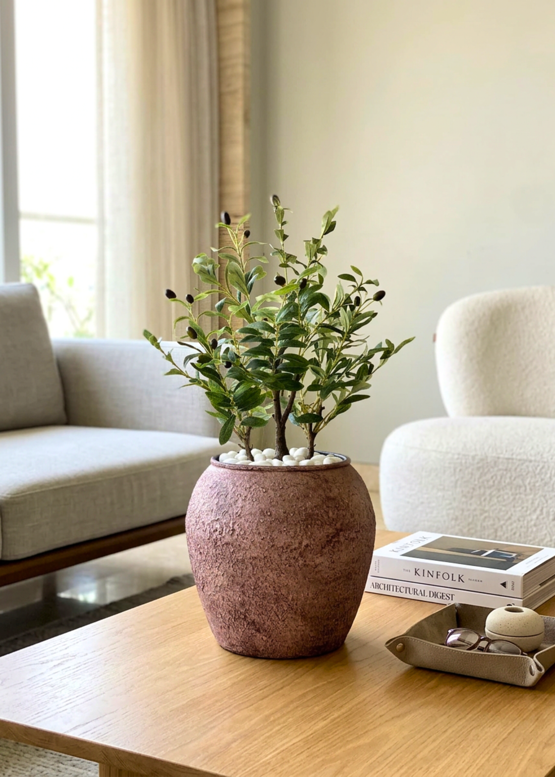 Artificial Olive Bonsai - 2 Feet