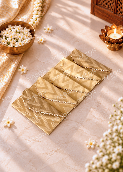 Festive Evara Envelope Beige - Set of 5
