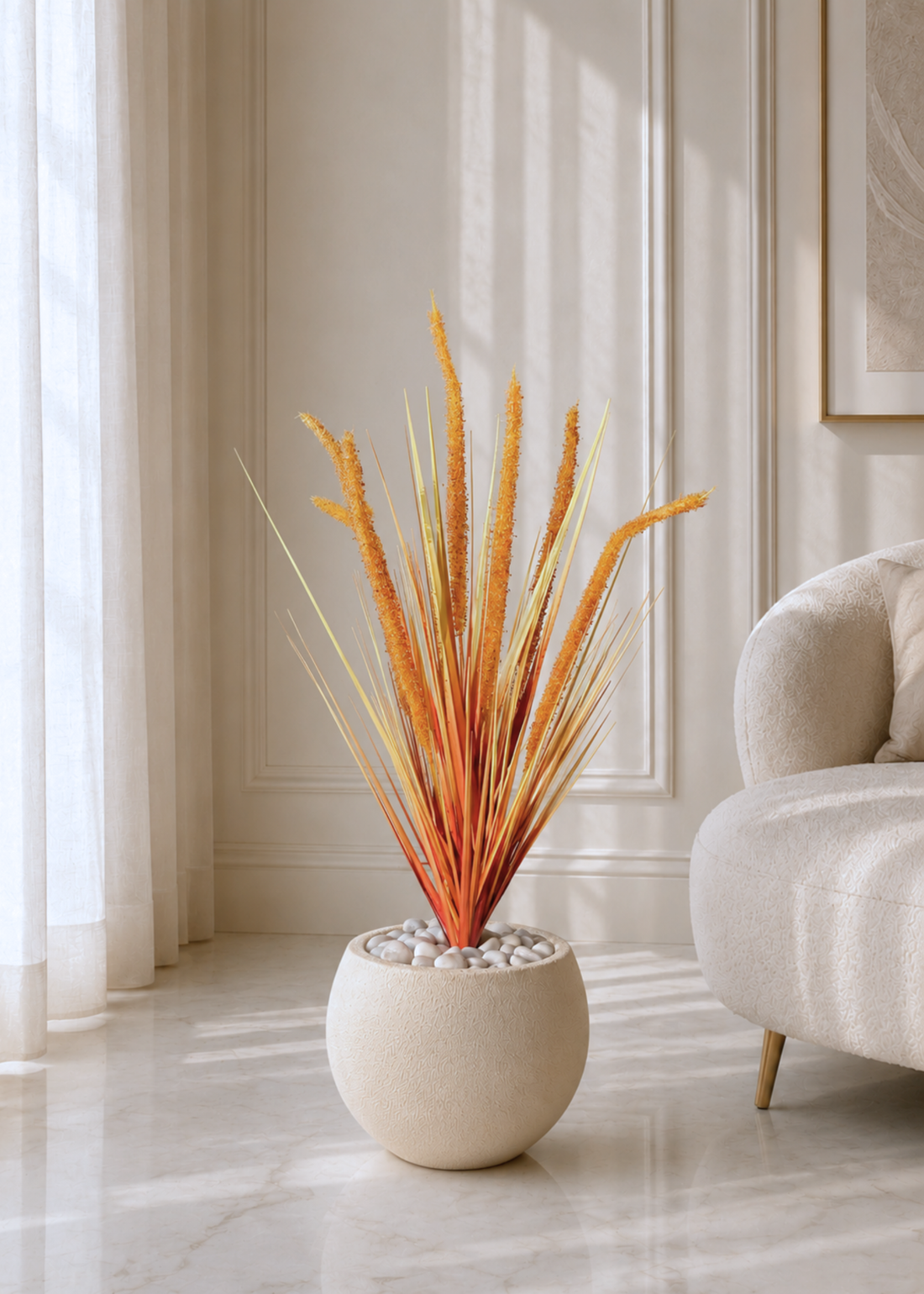 Artificial May Silk Grass Bunch - 3 Feet