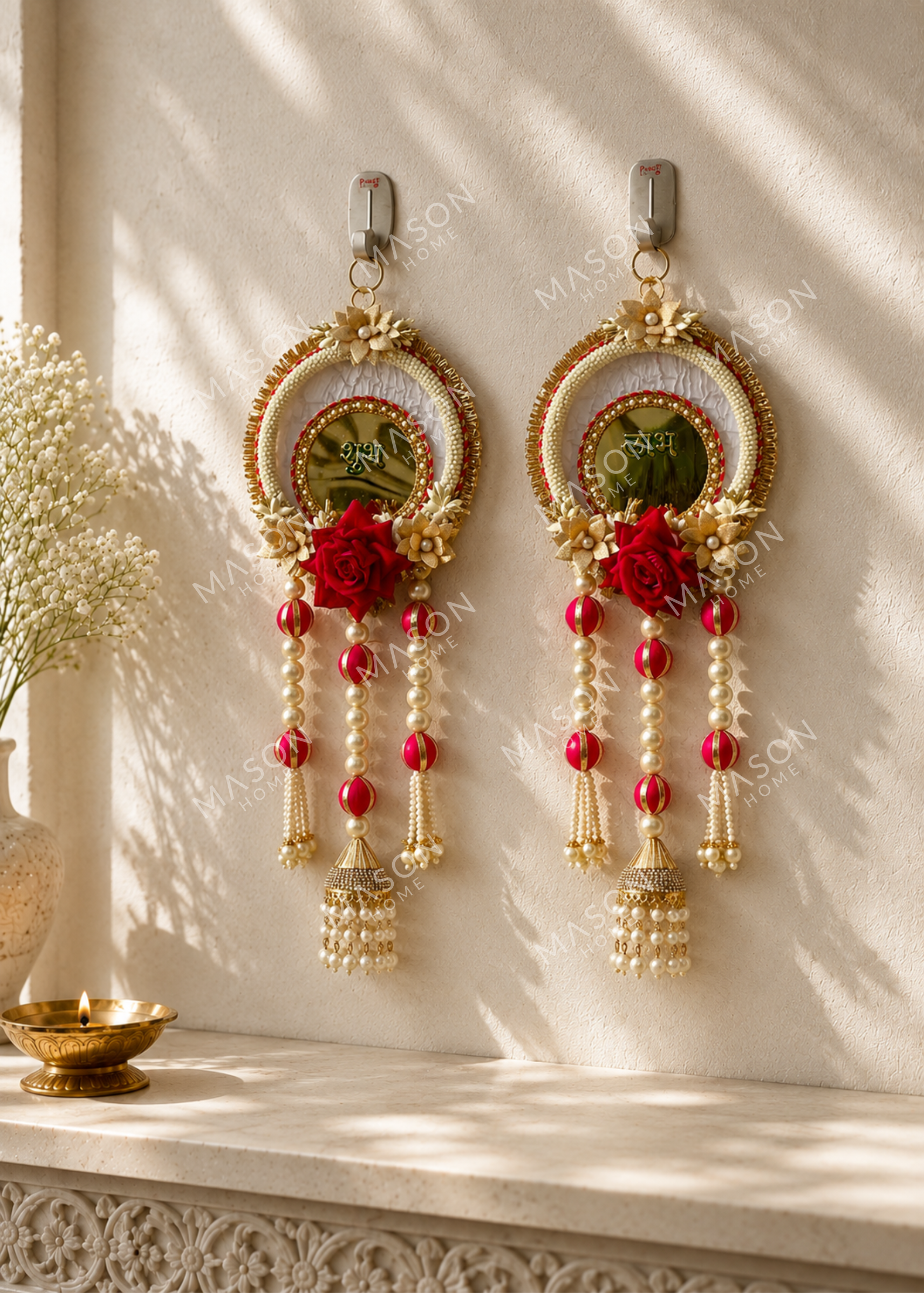 Festive Vibrant Floral Latkan 