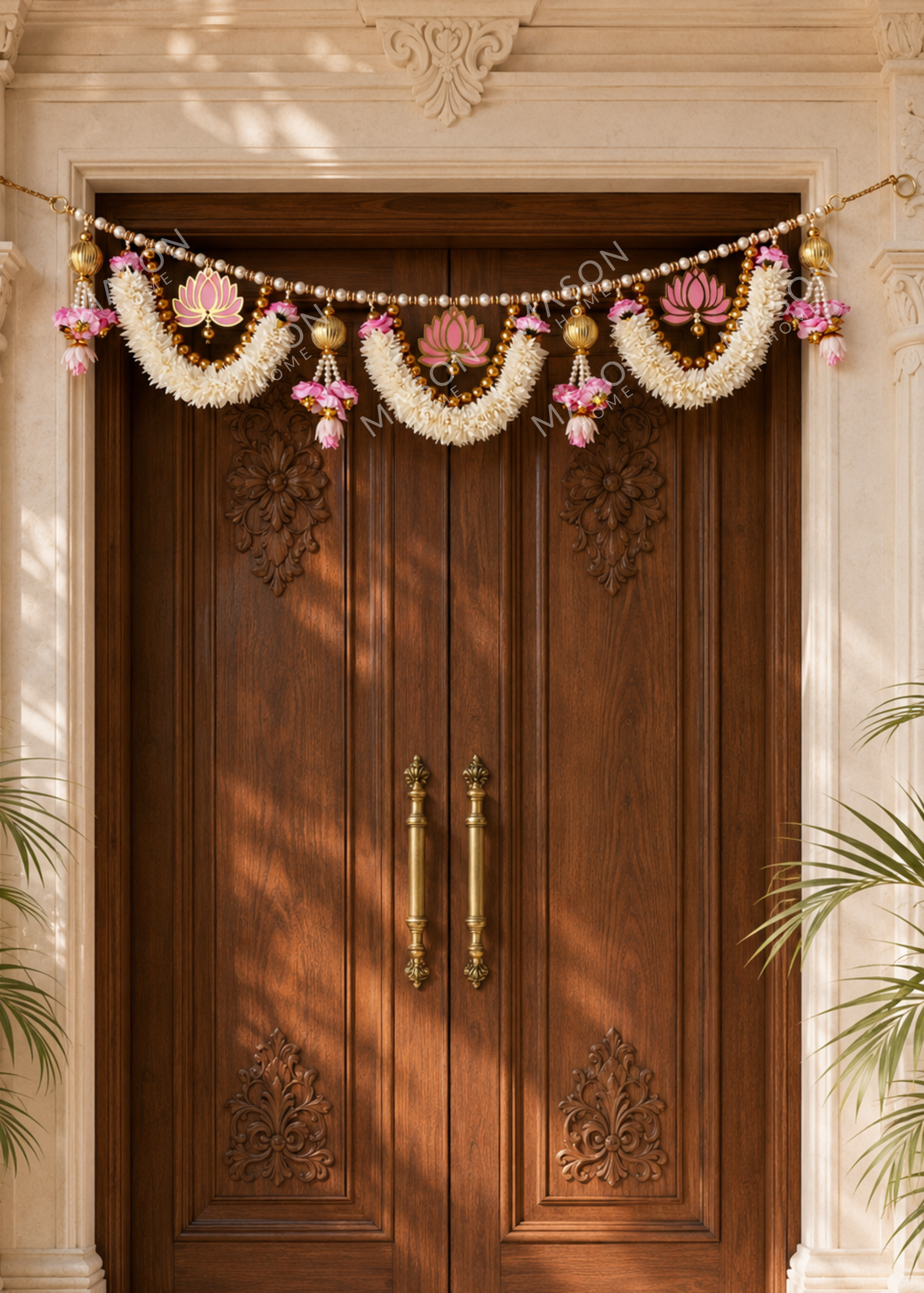 Festive Lotus Floral Toran