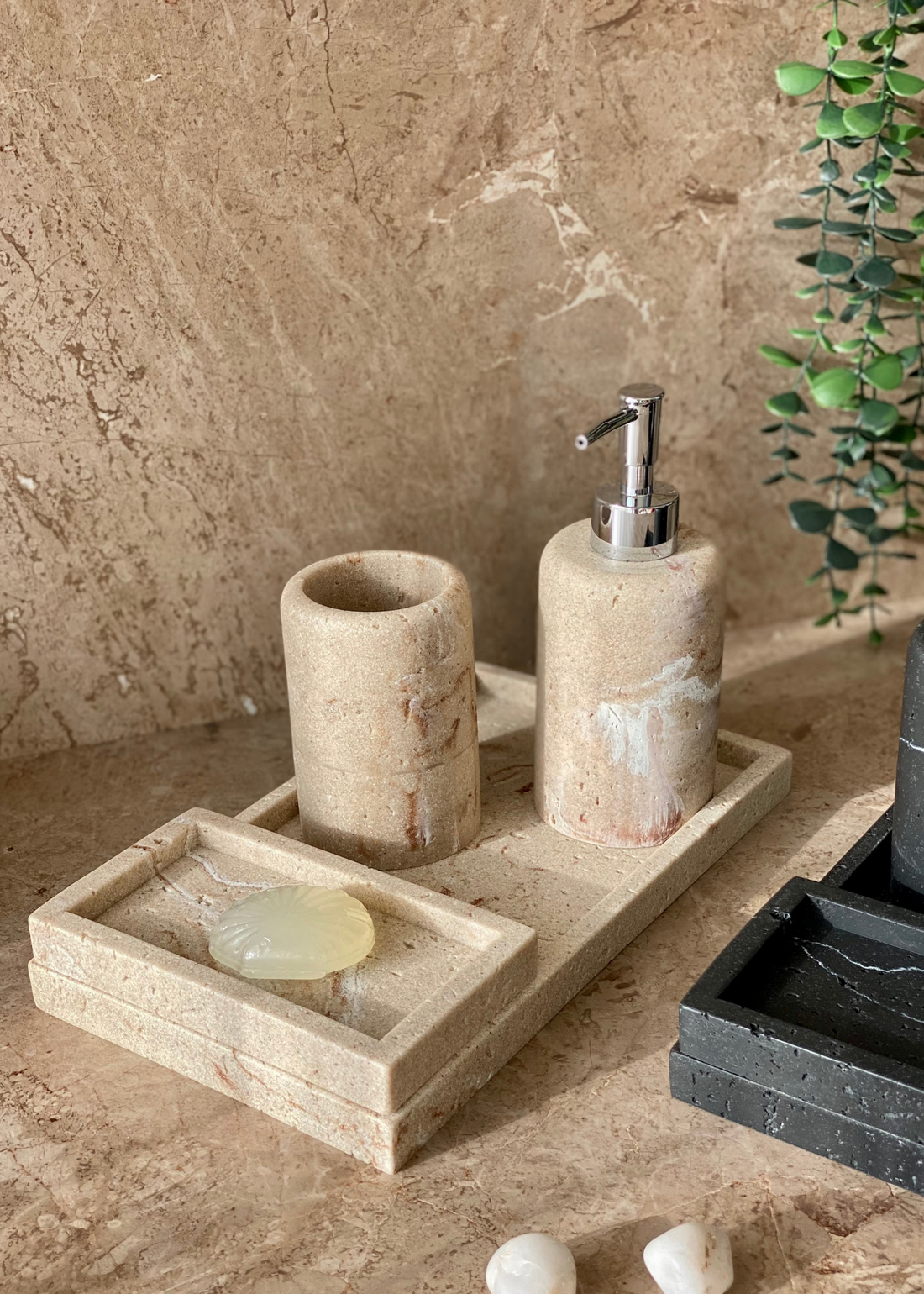 Carrara Napkin Tray - Beige