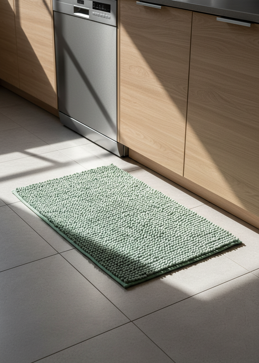 Aura Bath Mat - Sea Green