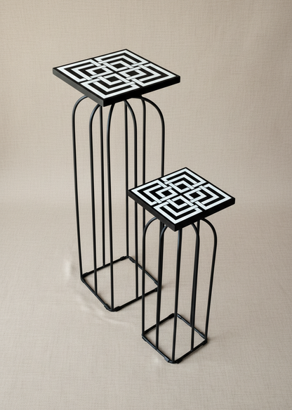 Belgrade Square Tables - Set Of 2