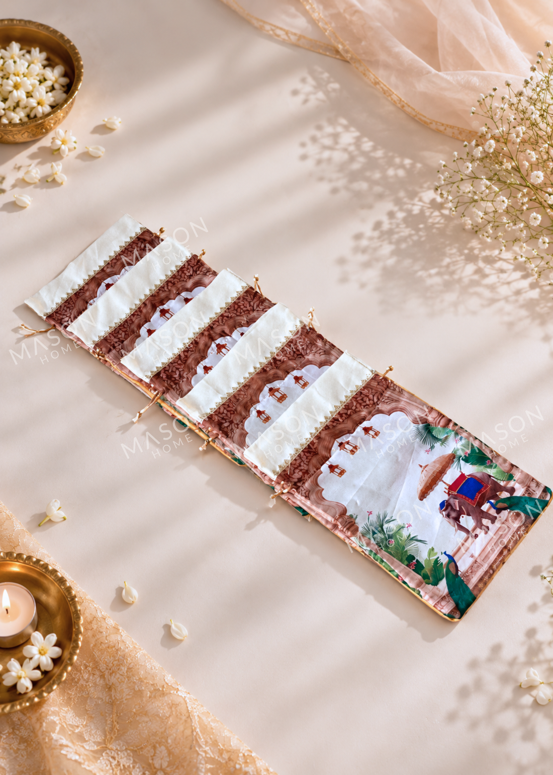 Festive Elephant Potli - Set of 5