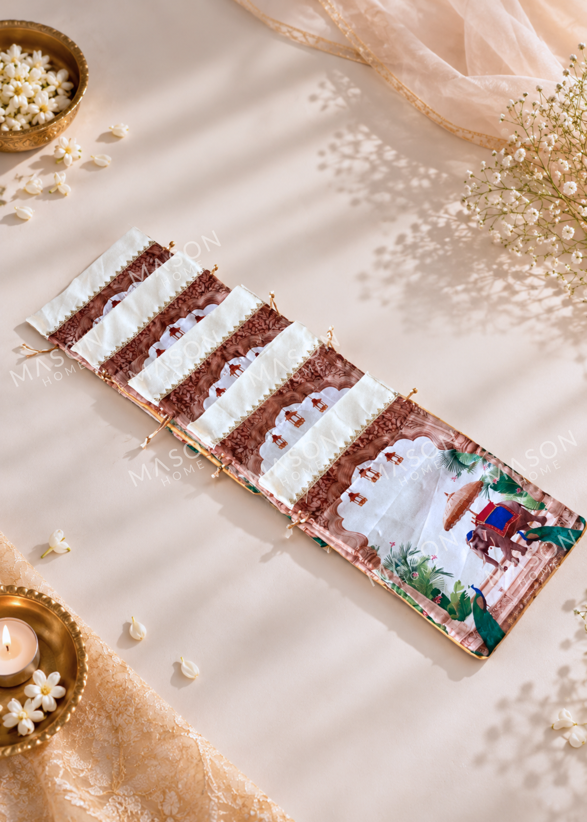 Festive Elephant Potli - Set of 5