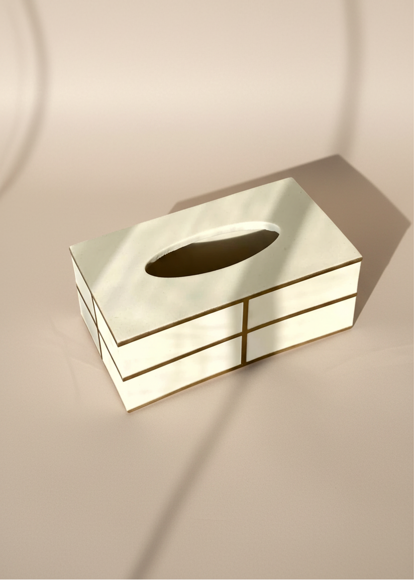 Axia Tissue Box - Ivory