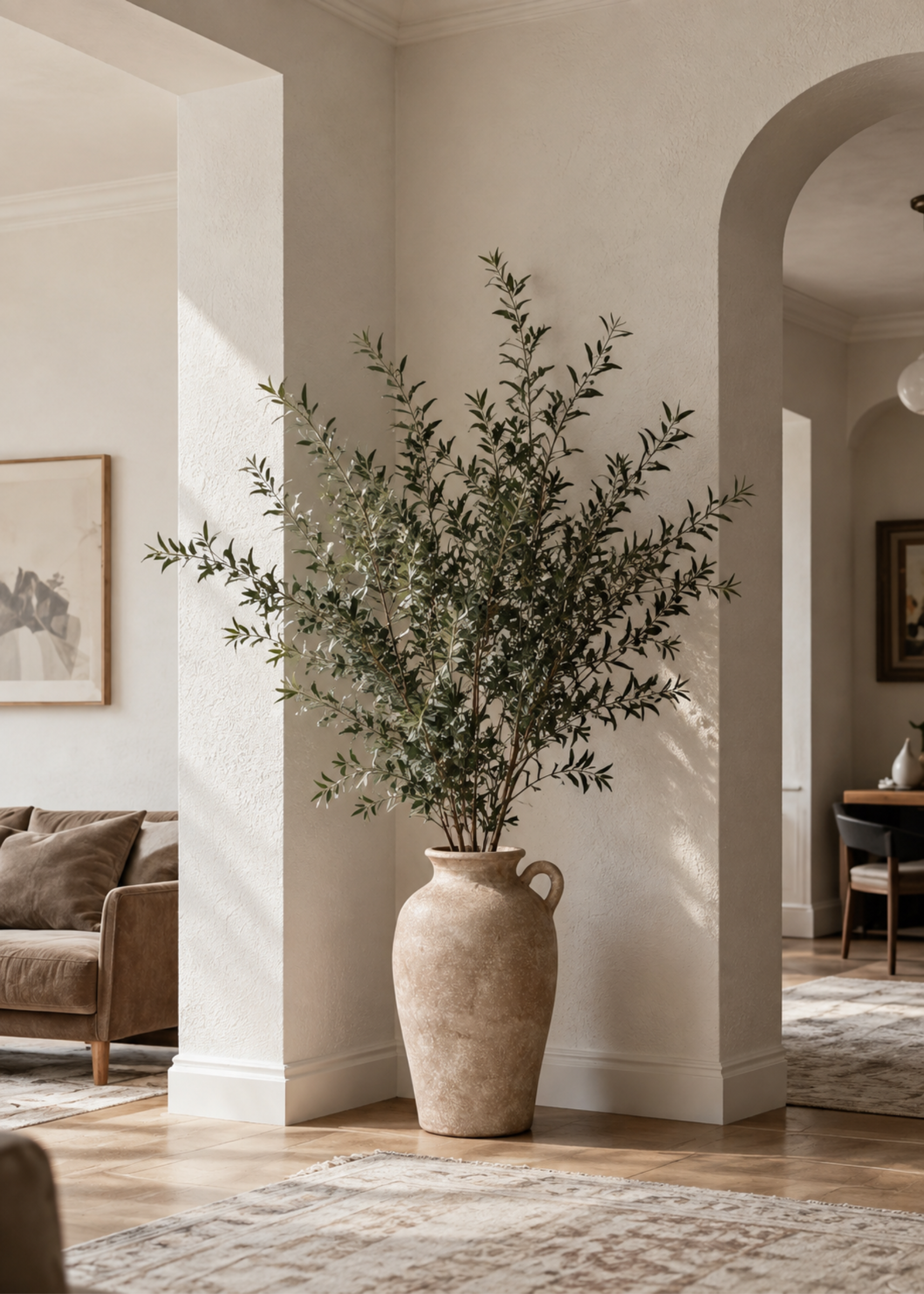 Limewash Terracotta Vase
