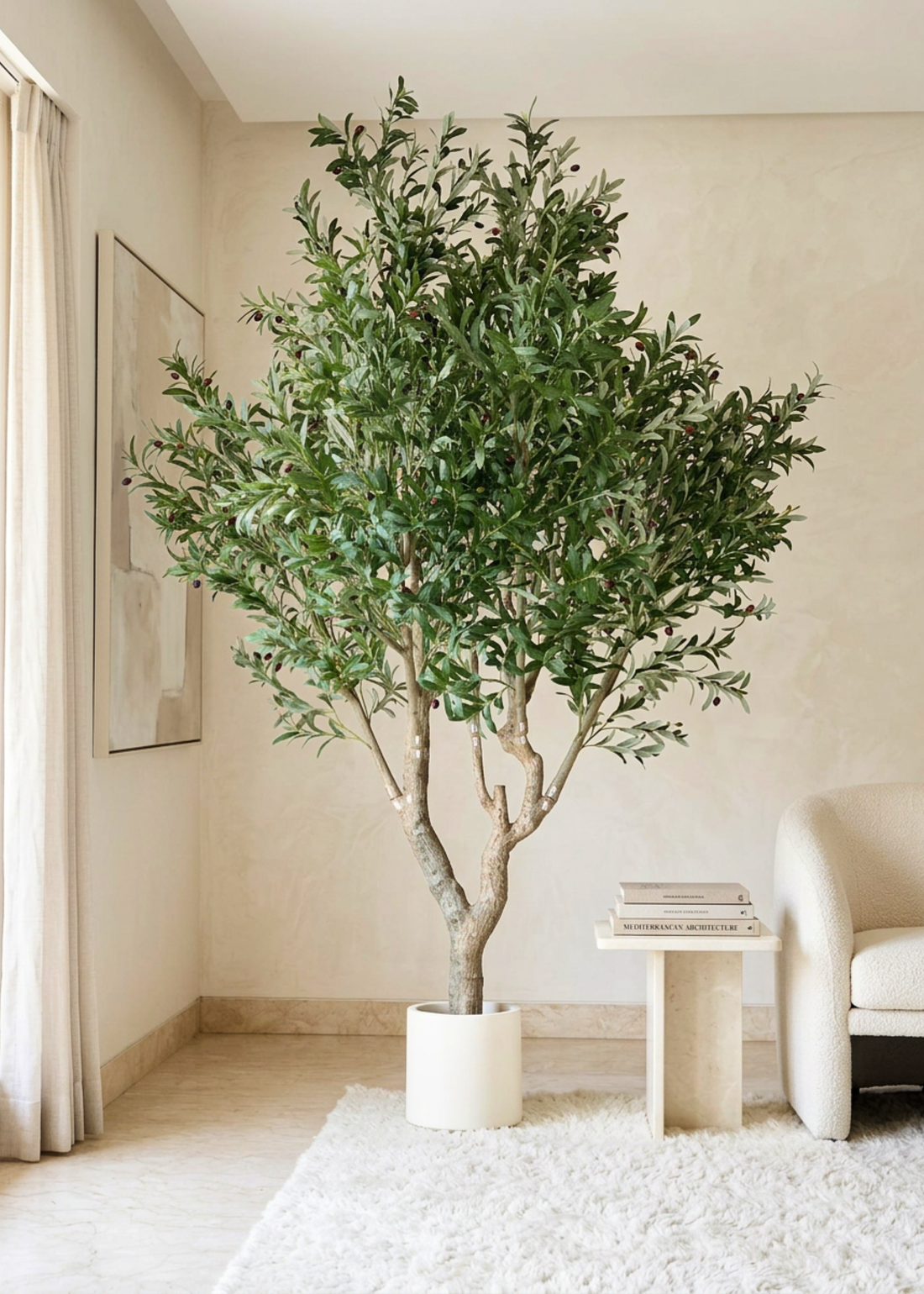 Artificial Olive Allure Plant -  8 Feet