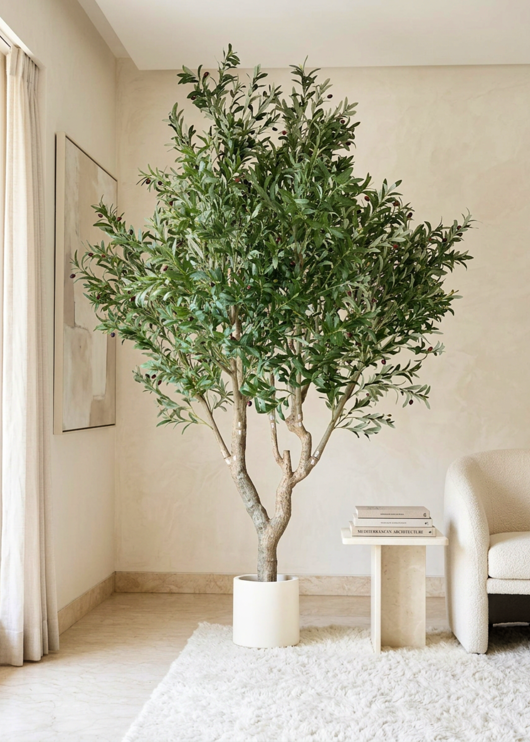 Artificial Olive Allure Plant -  8 Feet