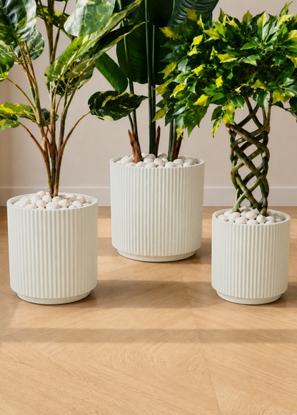 Linear Planters - White