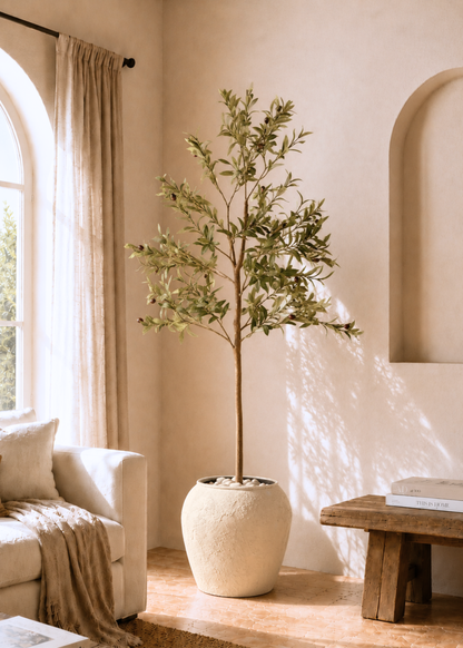 Mesa Planters - Rustic Ivory
