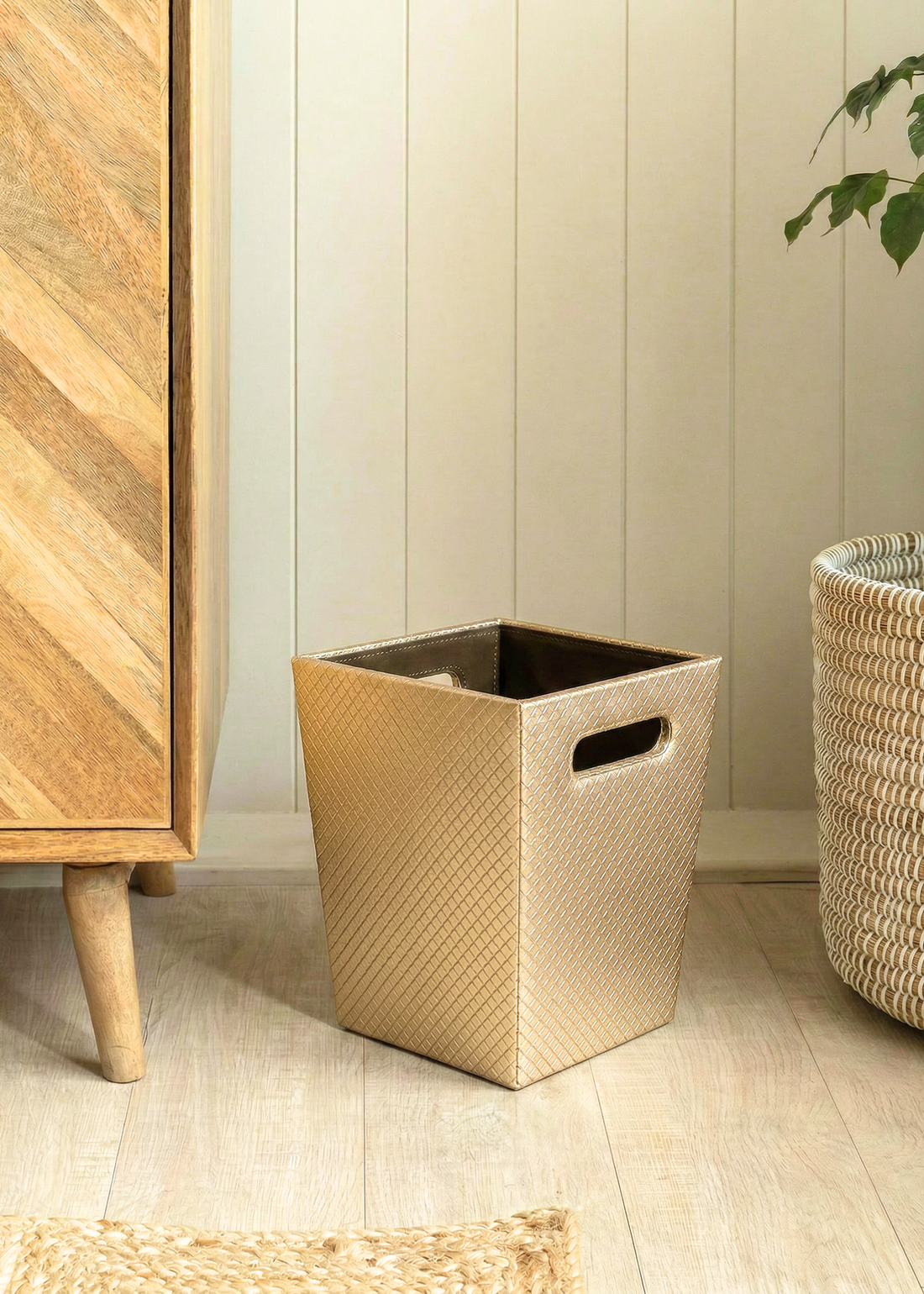 Braided Dustbin Gold