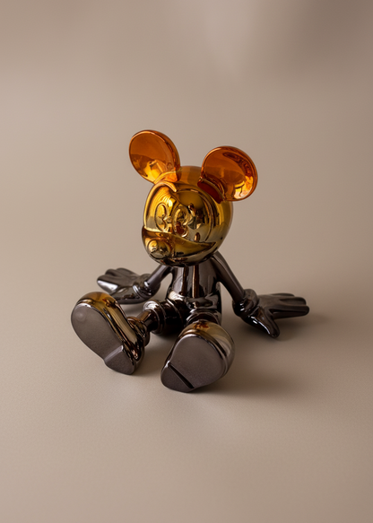 Metallic Micky Mouse Artefact - Medium