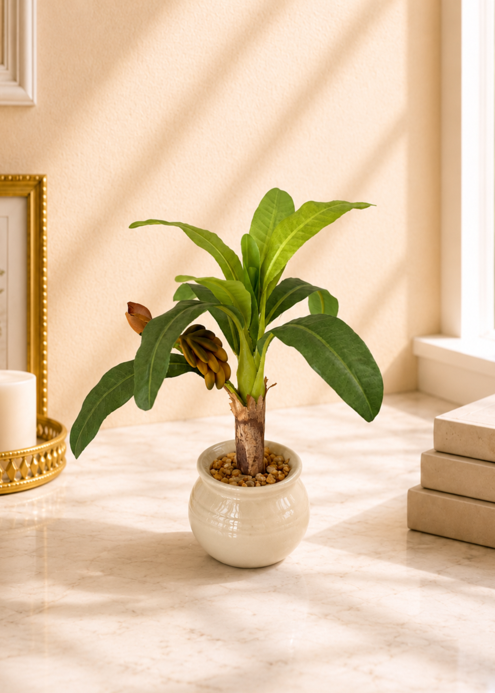 Artificial Tropical Banana Bonsai Plant