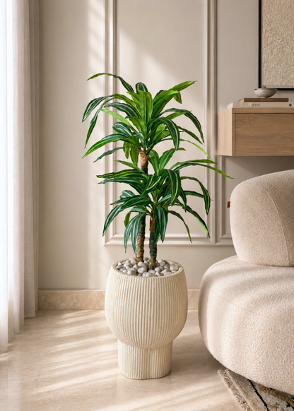 Artificial Layered Dracaena Plant - 3.3 Feet