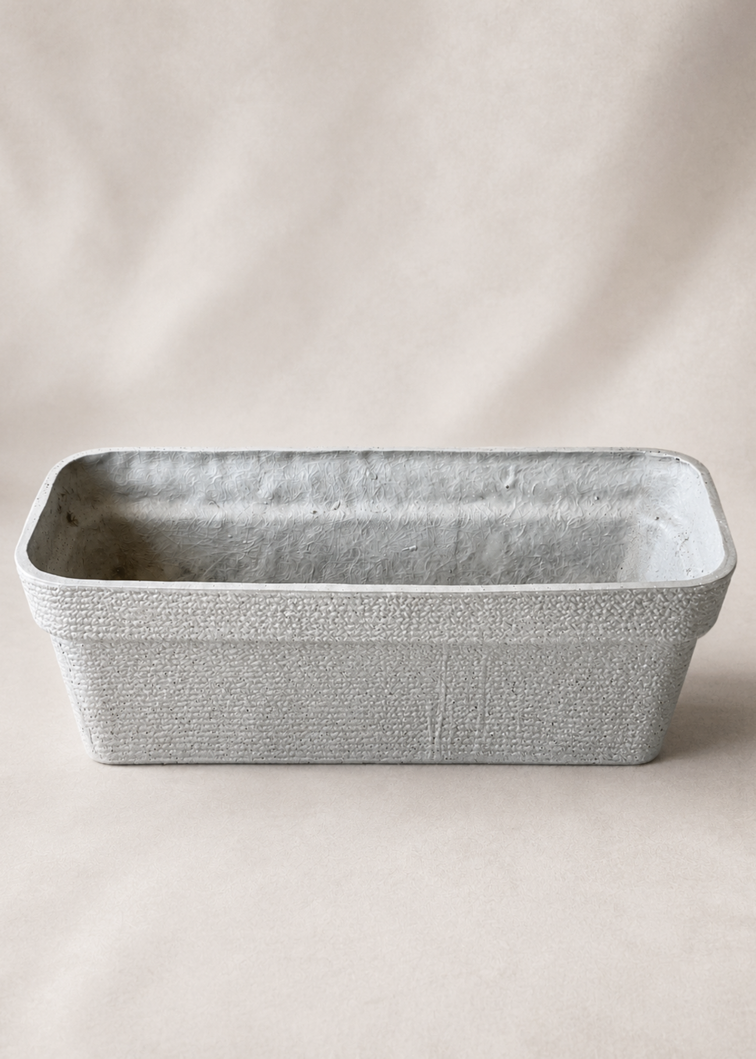 Viona Rectangle Planters - Light Grey