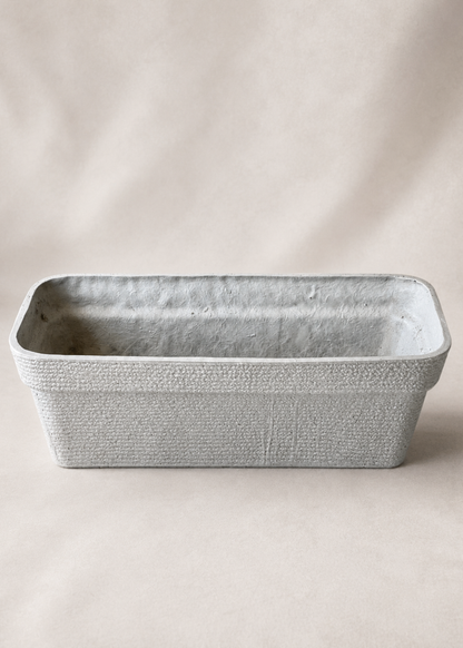 Viona Rectangle Planters - Light Grey