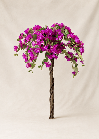 Artificial Purple Bougainvillea Plant - 3 Feet