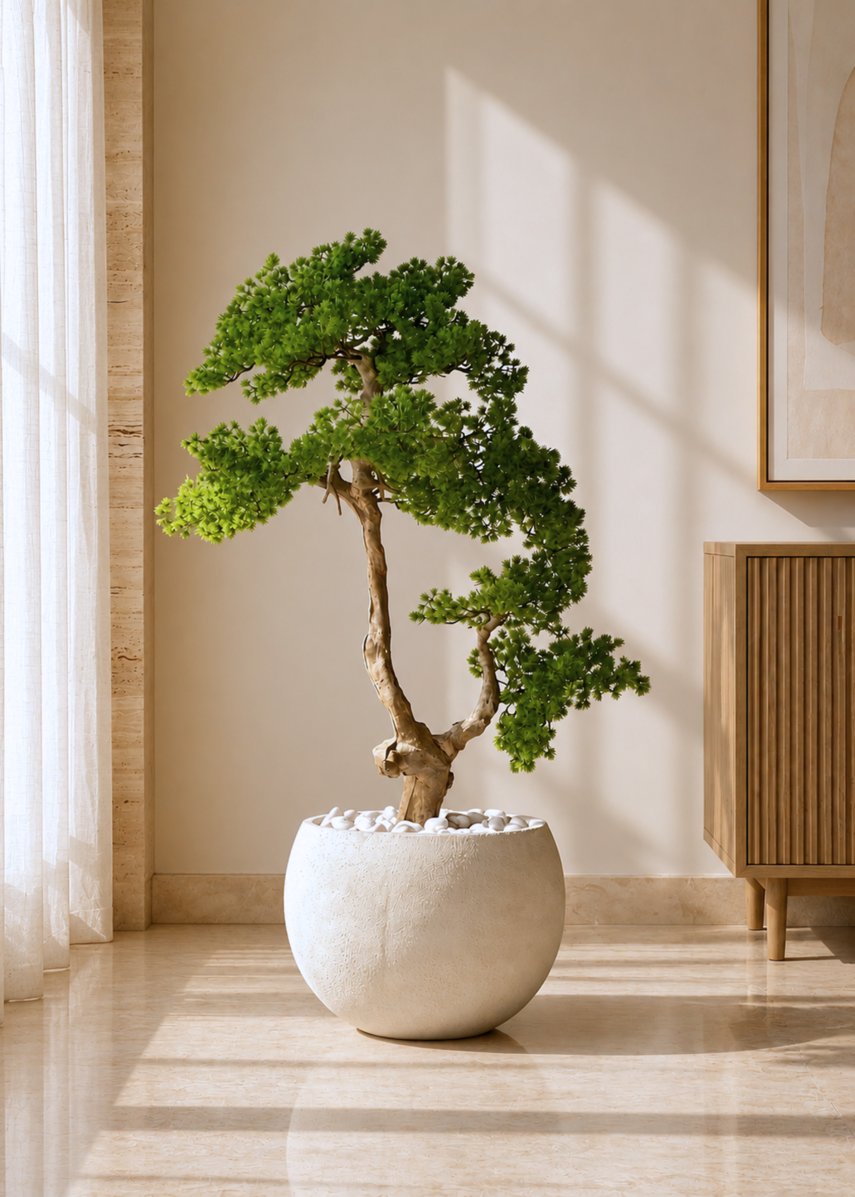 Artificial Alpine Bonsai Plant – 3.6 Feet