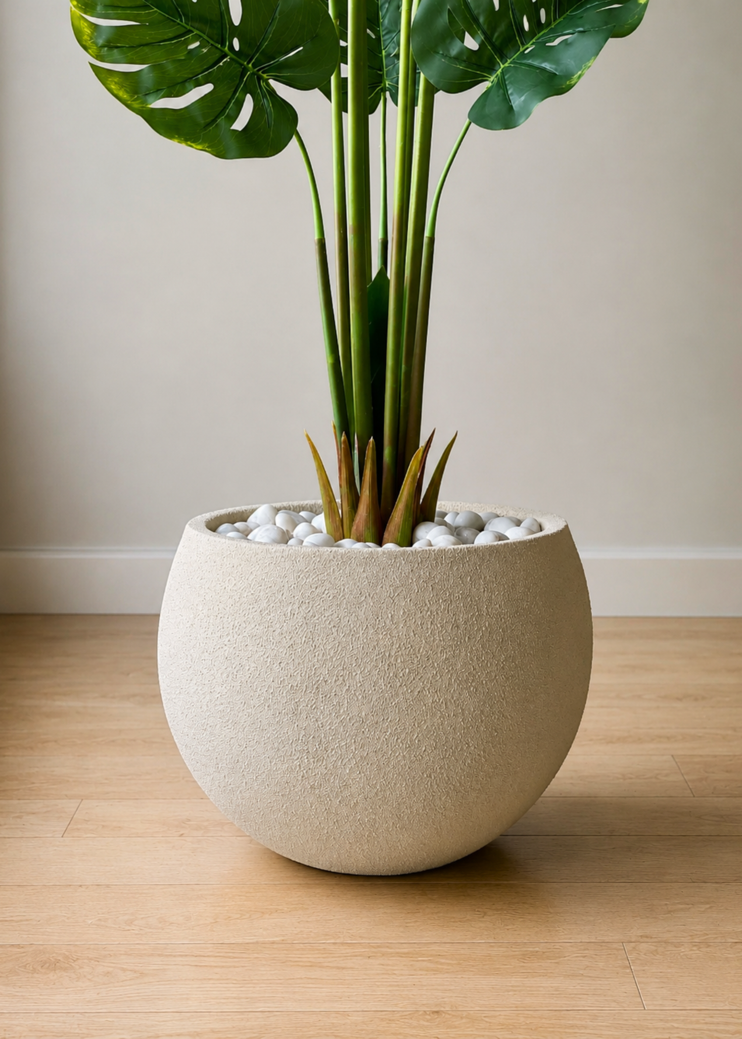 Lithos Planters - Beige