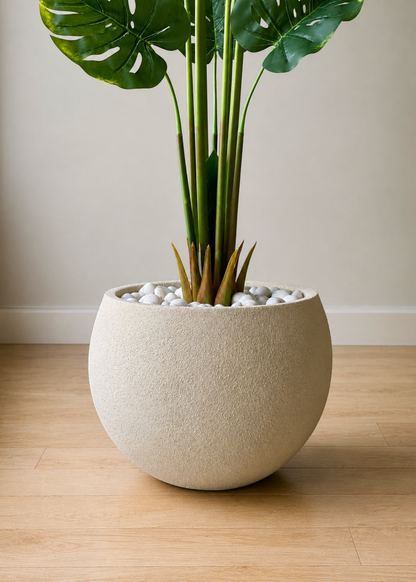 Lithos Planters - Beige