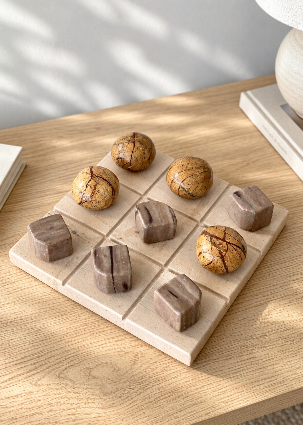 Bidasar Marble Tic Tac Toe