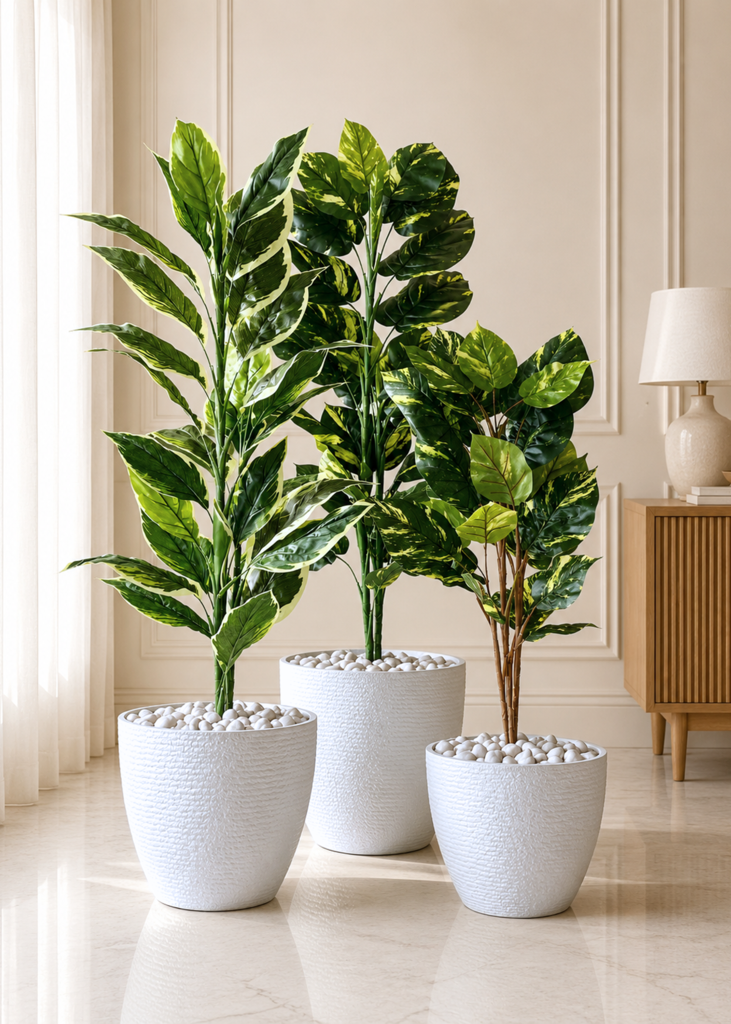 Taper Planters - White