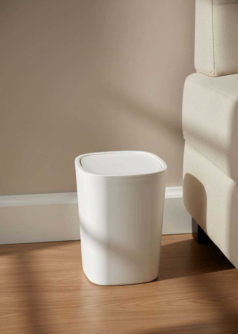 Elixir Dustbin - White (8L)