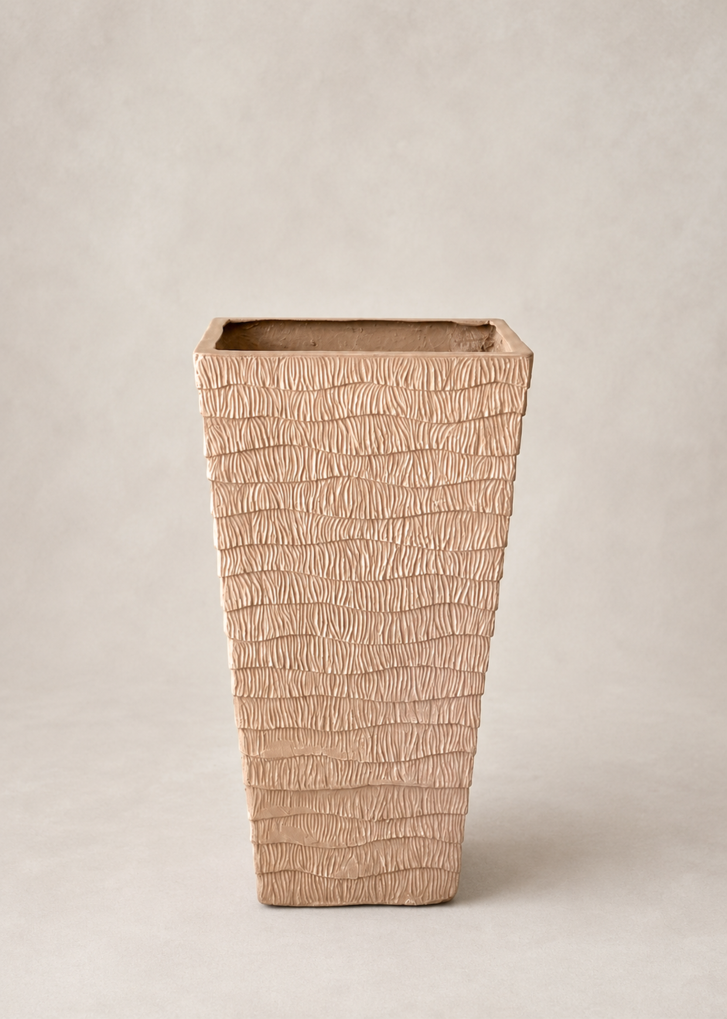 Carved Planters - Terracota Beige