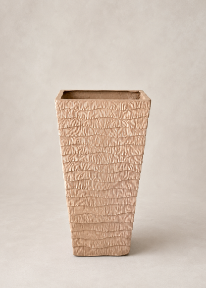 Carved Planters - Terracota Beige