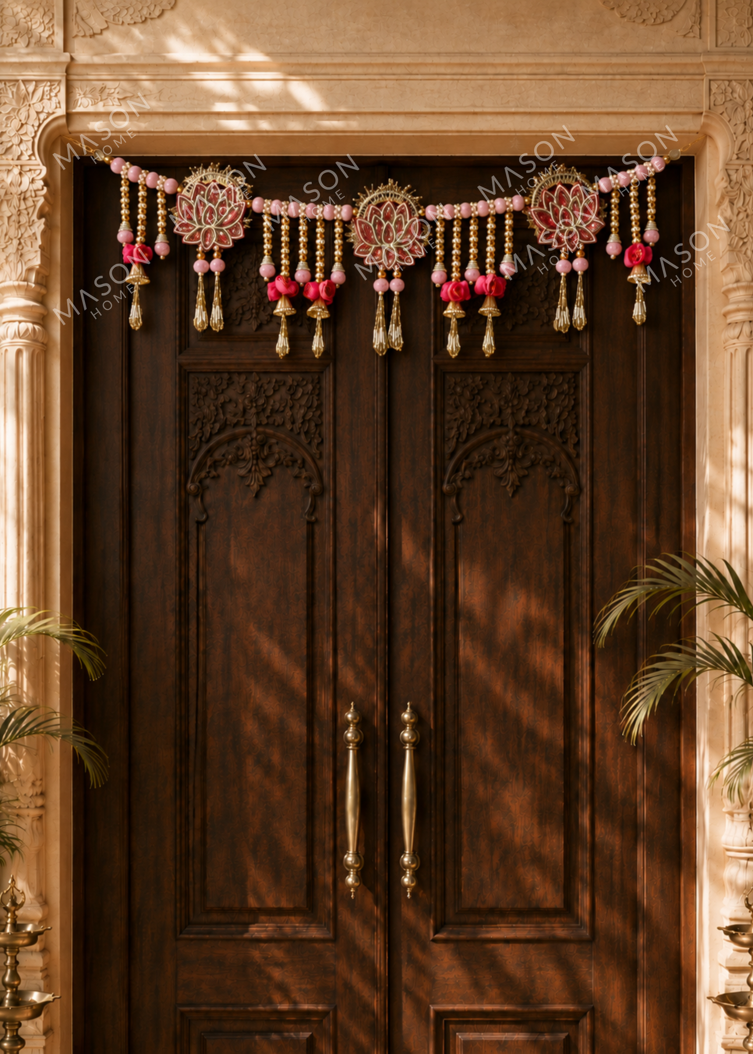 Festive Gulkari Pearl Toran