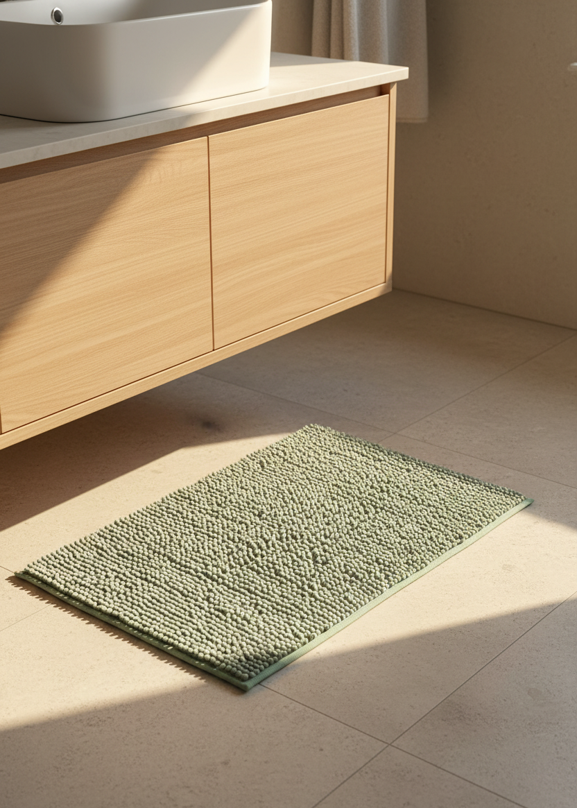 Aura Bath Mat - Sea Green