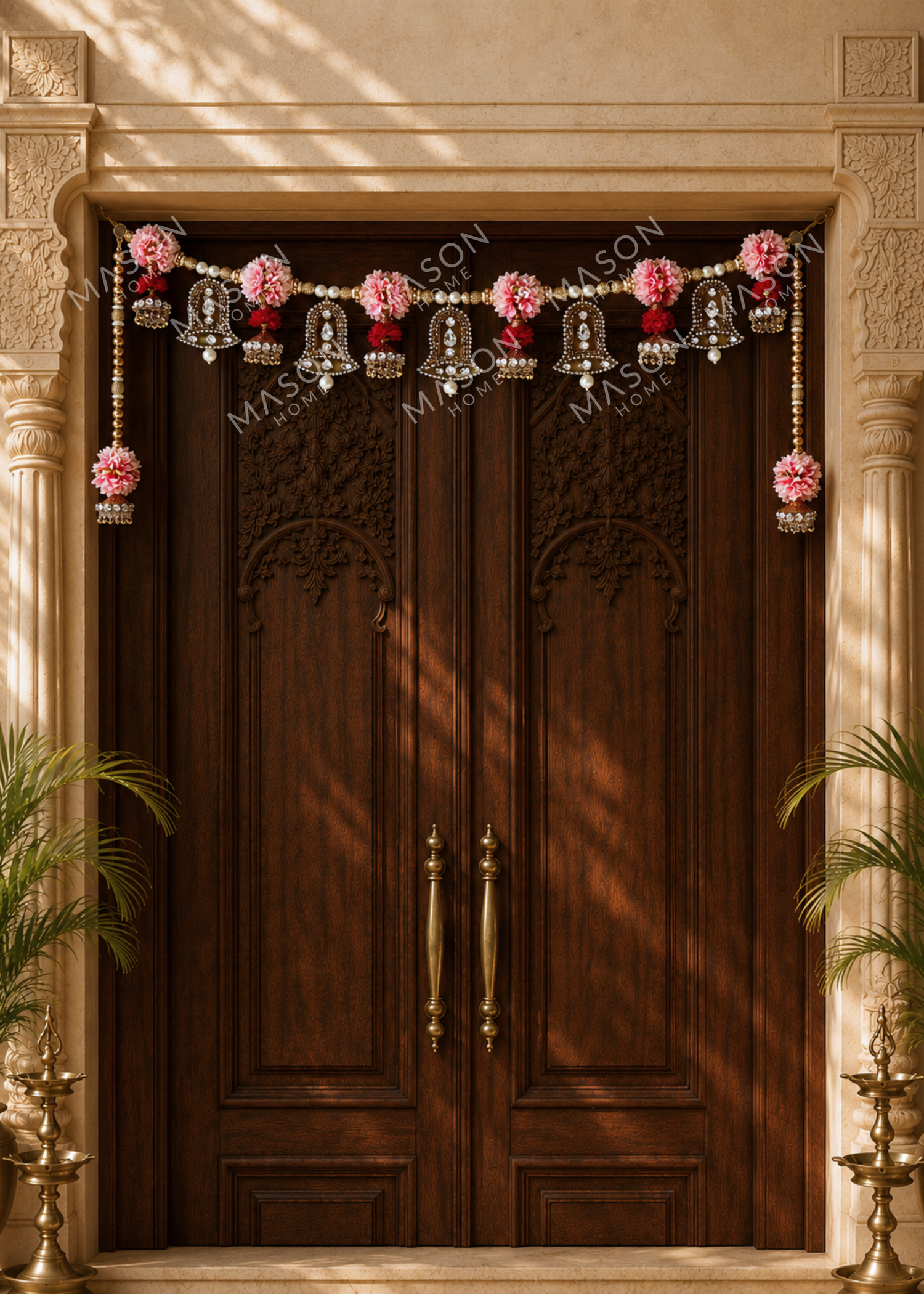 Festive Kundan Bell Toran