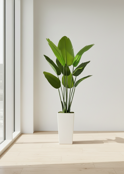 Artificial Emerald Palm Plant + Pot - 5 Feet