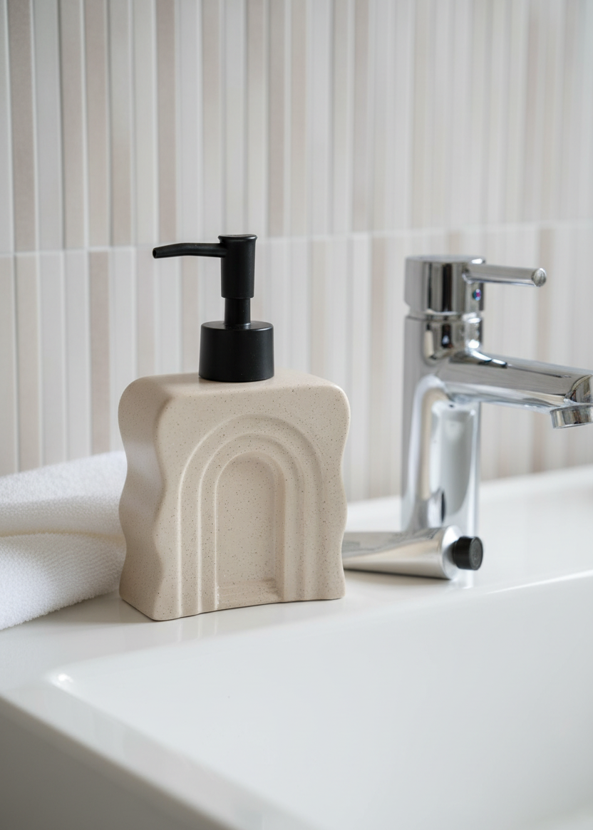 Arch Stone Dispenser - Beige