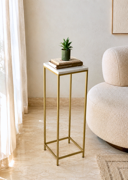 Rhodes Marble Drink Table - Large