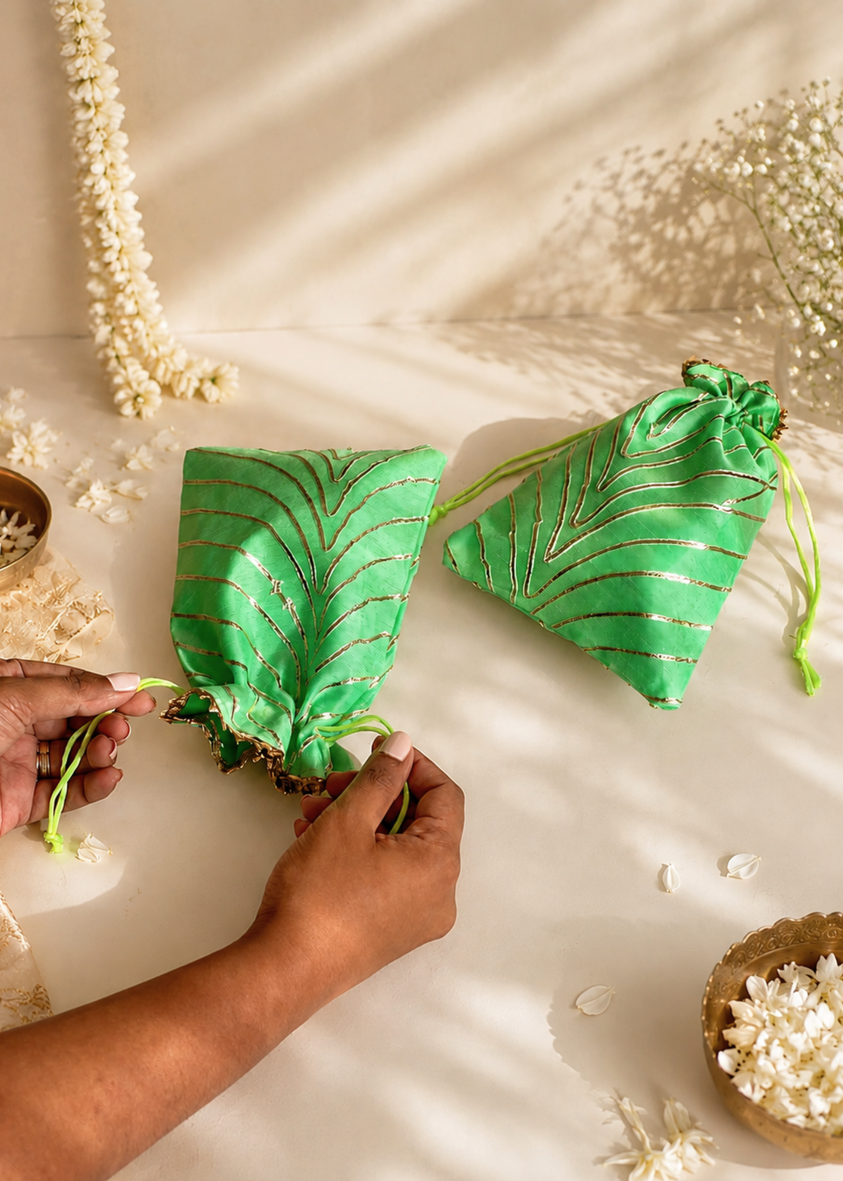 Noor Batwa Green - Set of 5
