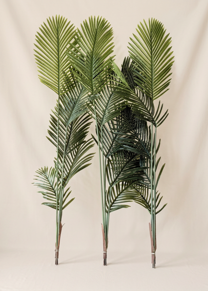 Artificial Lush Green Areca Palm Plant - 5 Feet