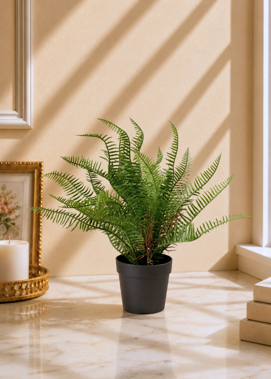 Artificial Sword Fern Plant - Feet