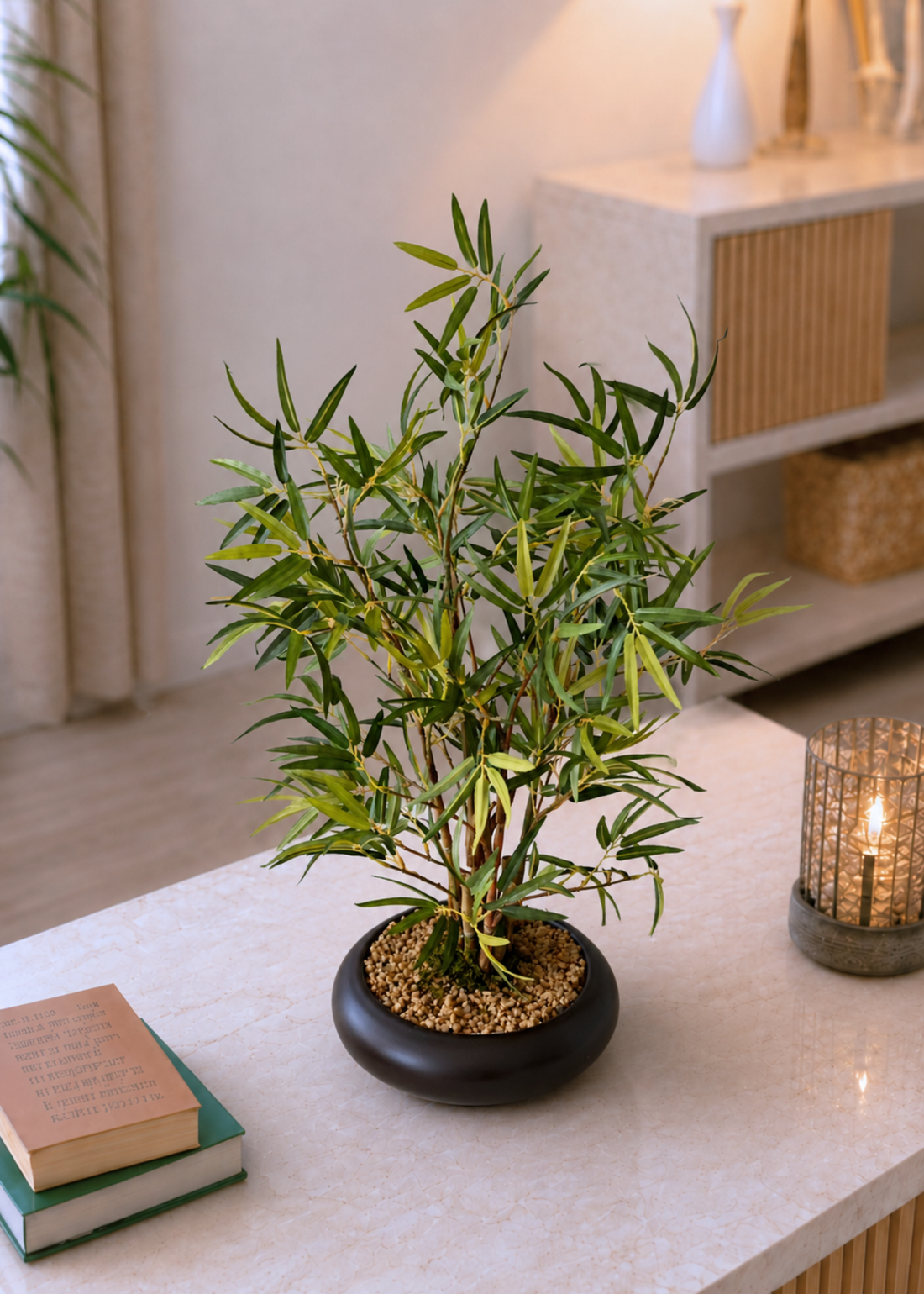 Artificial Bamboo Willow Plant – 1.7 Feet