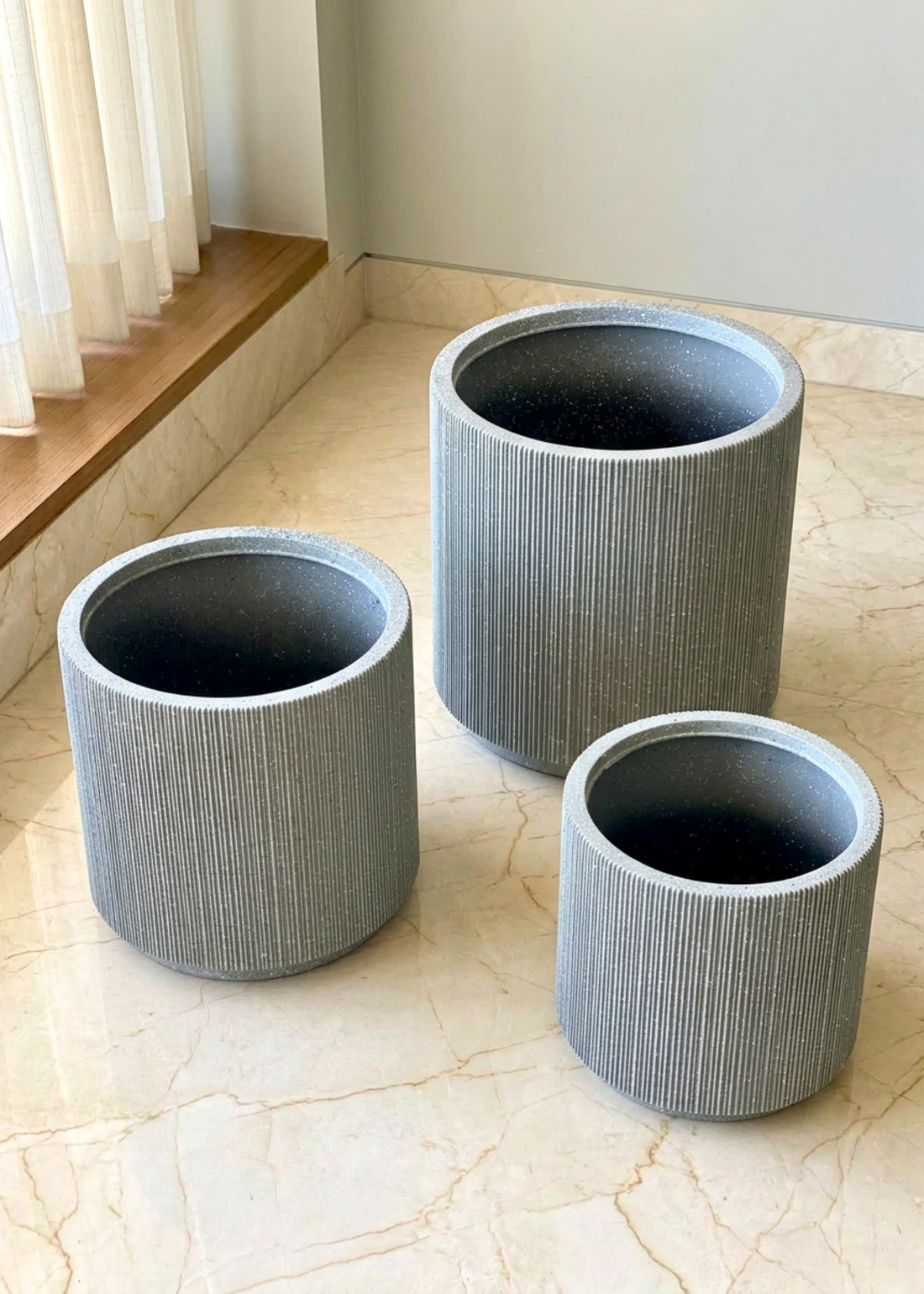 Panorama Fluted Planters