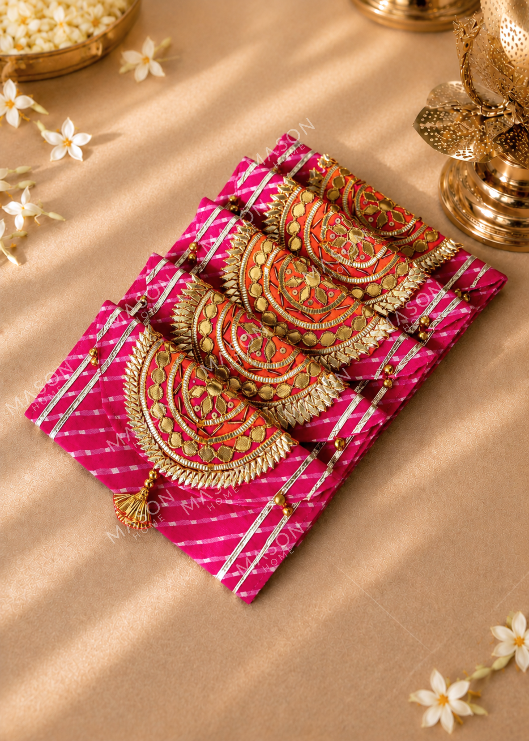Festive Zari Envelope PO - Set of 5