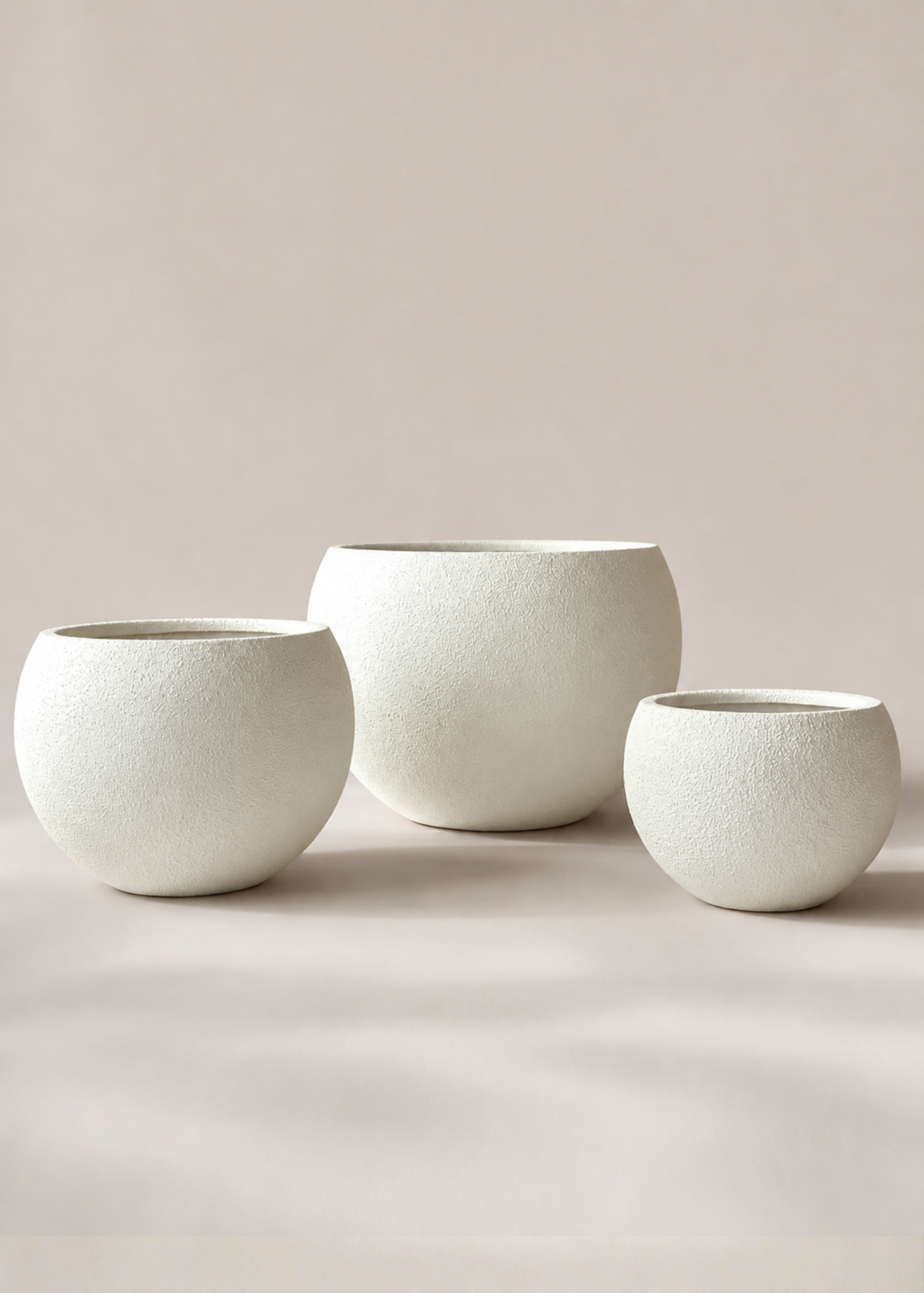 Lithos Planters - Chalk White