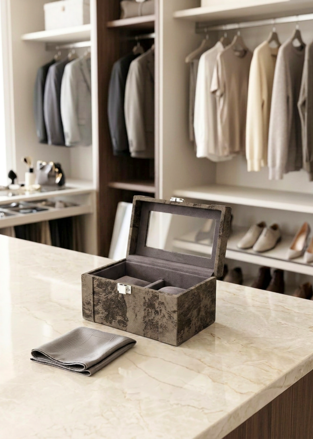 Indo Mocha Watch Box - 2 Slots