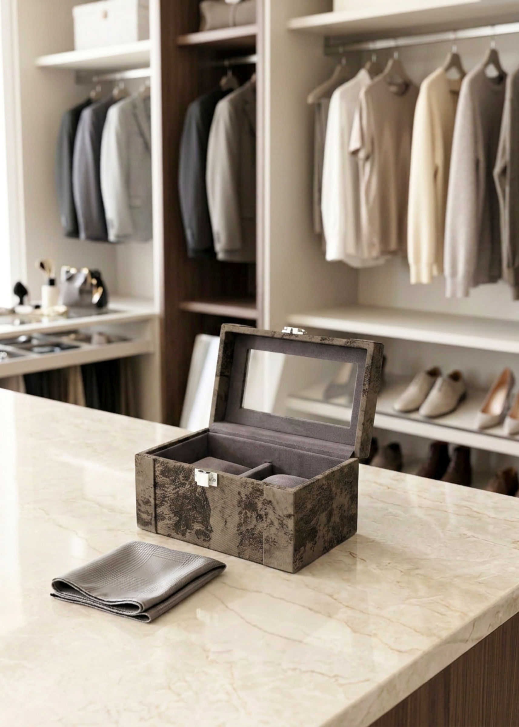 Indo Mocha Watch Box - 2 Slots